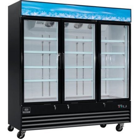 GEC Nexel Merchandiser Freezer, 3 Glass Swing Doors, 52 Cu. Ft. SD1.9L3-HC